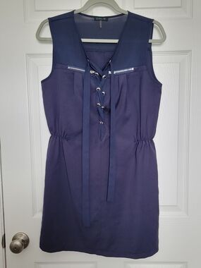 Cals Navy Blue Mini Dress Size Medium